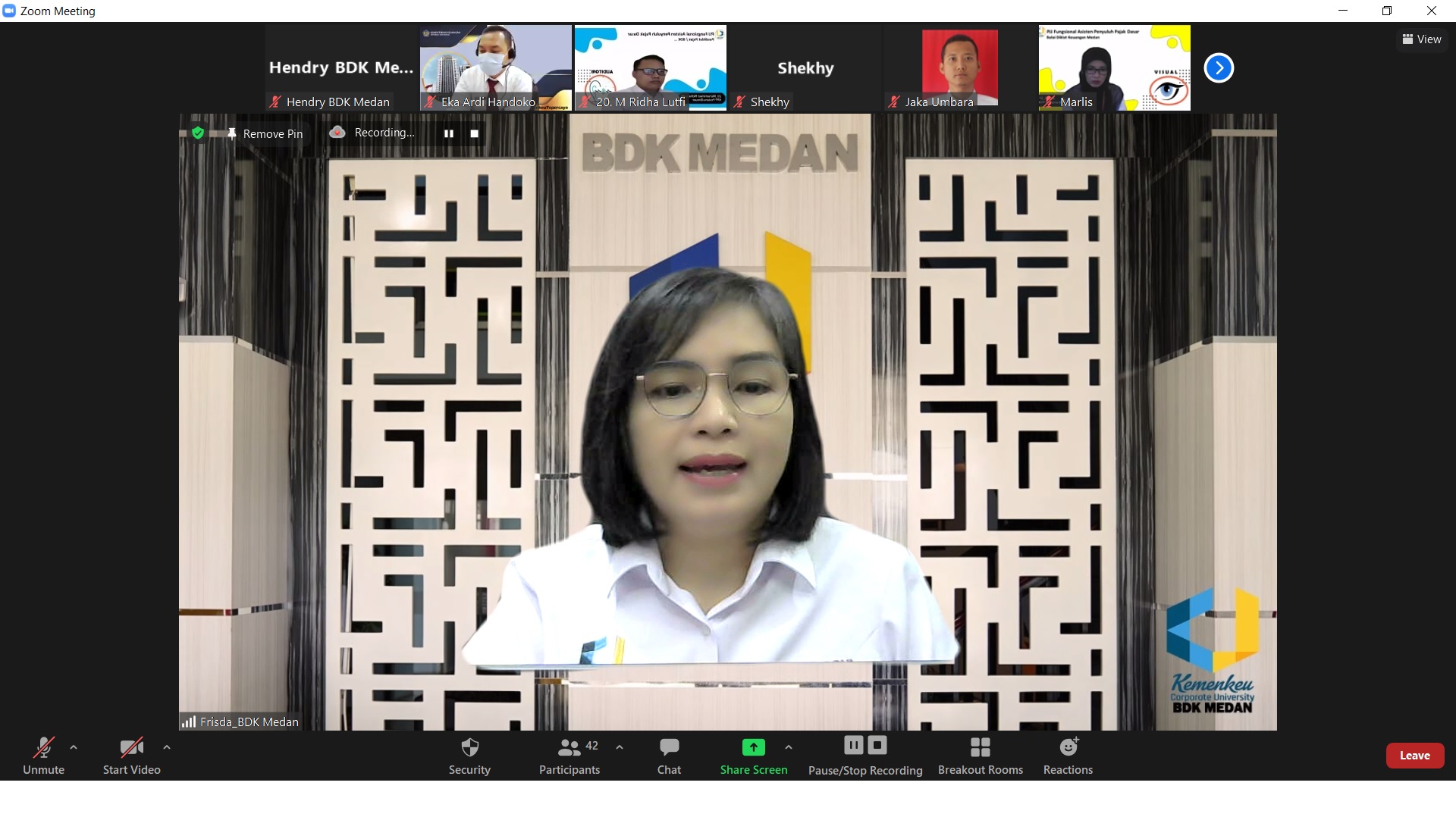 Pembukaan Pelatihan Jarak Jauh Fungsional Asisten Penyuluh Pajak Dasar Angkatan III